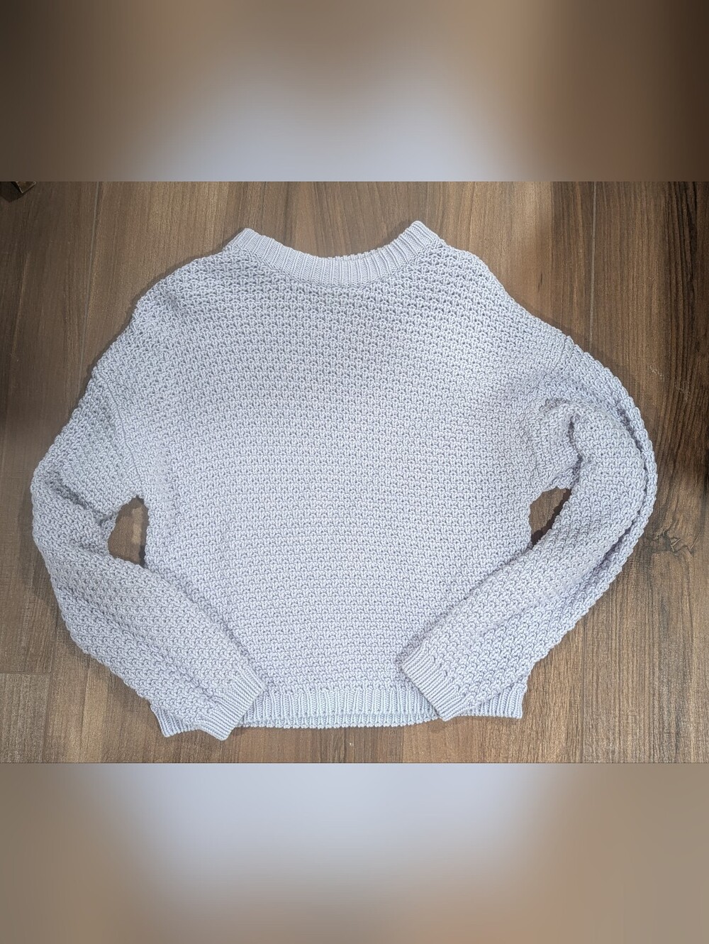 Universal Thread Lavender Chunky Crewneck Sweater, Small